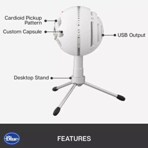 Micrófono Blue Snowball Ice Usb 44,1 Khz / 16 Bit - Imagen 3