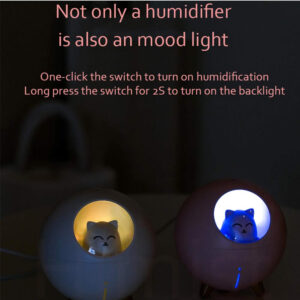 Humidificador De Aire Planet Cat Cartoon Colorfull - Imagen 3