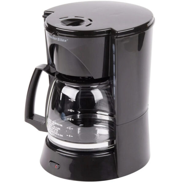 Proctor Silex 48524RY Black 12 Cup Coffee Maker