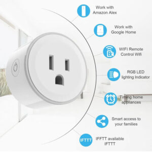 Enchufe Conector Inteligente Smart Plug Wifi Google Alexa - Imagen 3