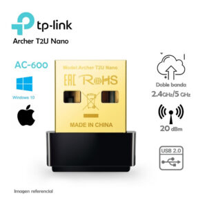 Adaptador Wifi Usb Tp-link Archer T2u Nano Ac600 Doble Banda - Imagen 3
