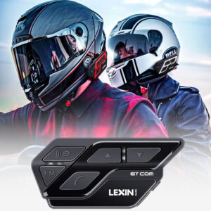 Intercomunicador Bluetooth Casco Lexin Et-com 1000m 2-pack - Imagen 4