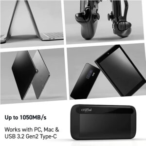 Disco Sólido Externo Crucial X8 1TB SSD USB-C/USB 3.0 - Imagen 4