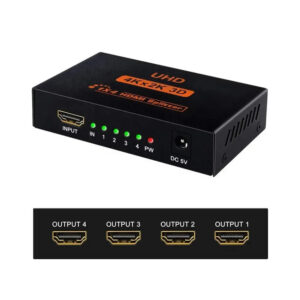 Splitter de video HDMI 1X4 4K/2K/1080p - Replica video x4 - Imagen 2