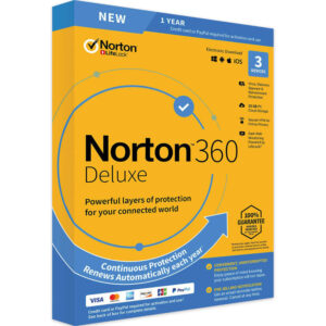 Norton AntiVirus 360 Deluxe - 3 Dispositivos - 25GB - 1 Año - Imagen 1
