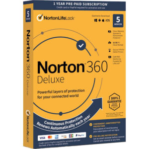 Norton AntiVirus 360 Deluxe - 5 Dispositivos - 50GB - 1 Año - Imagen 1
