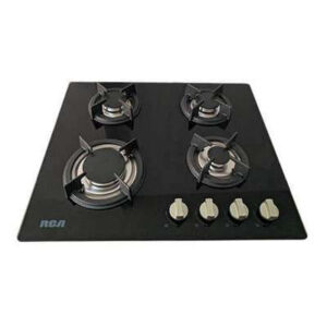 Encimera Empotrable RCA de 4 Quemadores a Gas Vidrio Templado - Imagen 2