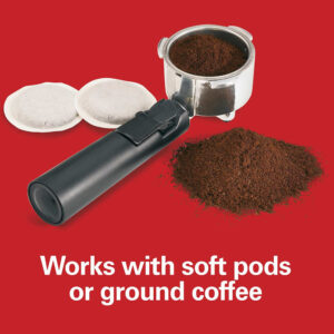 Cafetera Expresso + Capuccino 15Bar 2 Tazas Hamilton Beach Hamilton Beach 40715 5H009A - Imagen 3