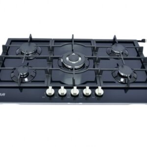 Encimera Empotrable RCA de 5 Quemadores a Gas Vidrio Templado - Imagen 1