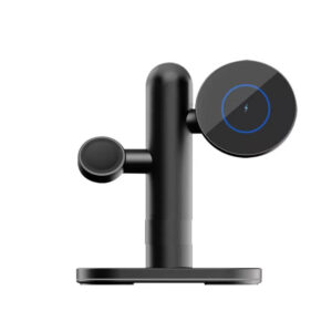 Base Cargador Inalámbrico Apple Magsafe 3en1 15w iPhone Airpod Watch - Imagen 4