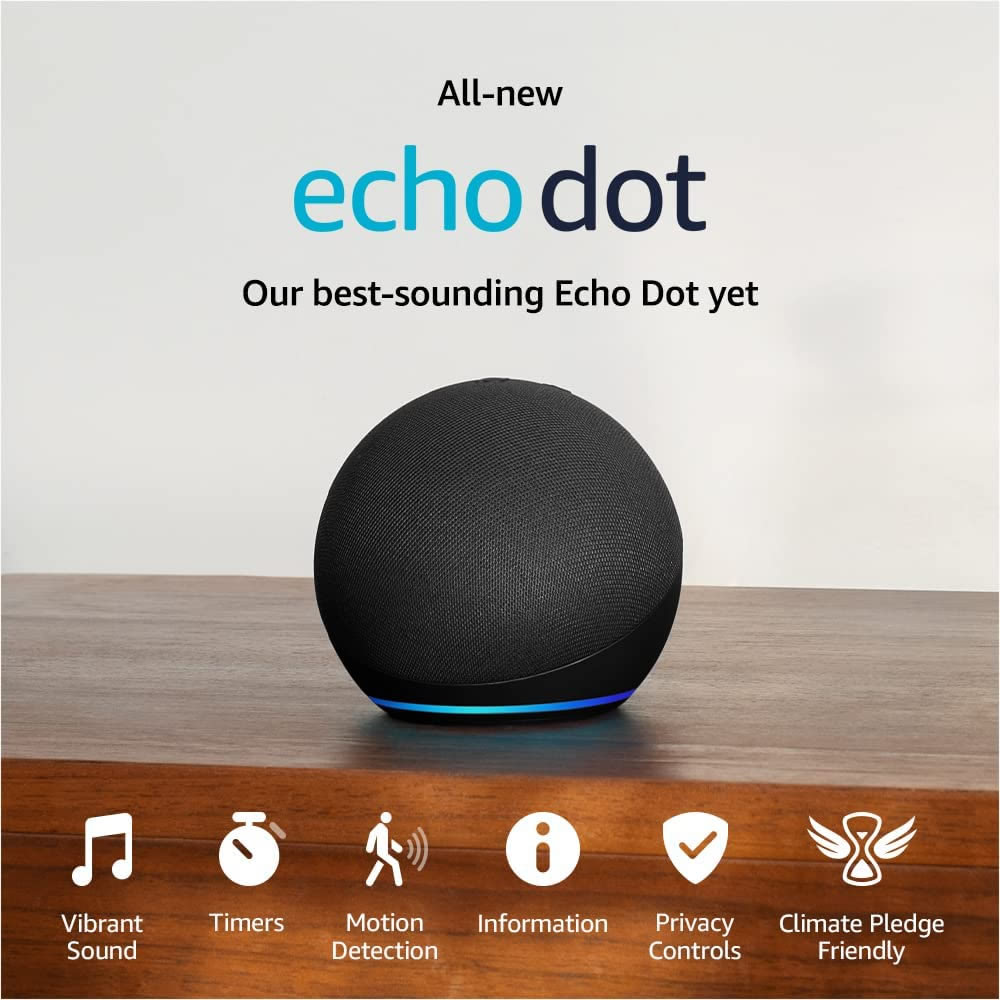 Parlante Altavoz Inteligente Echo Dot 5 Con Alexa GADGETSTORE EC
