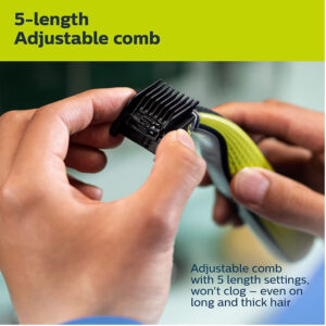 Afeitadora de barba Philips Norelco OneBlade Trim Edge Shave 360 - Imagen 3