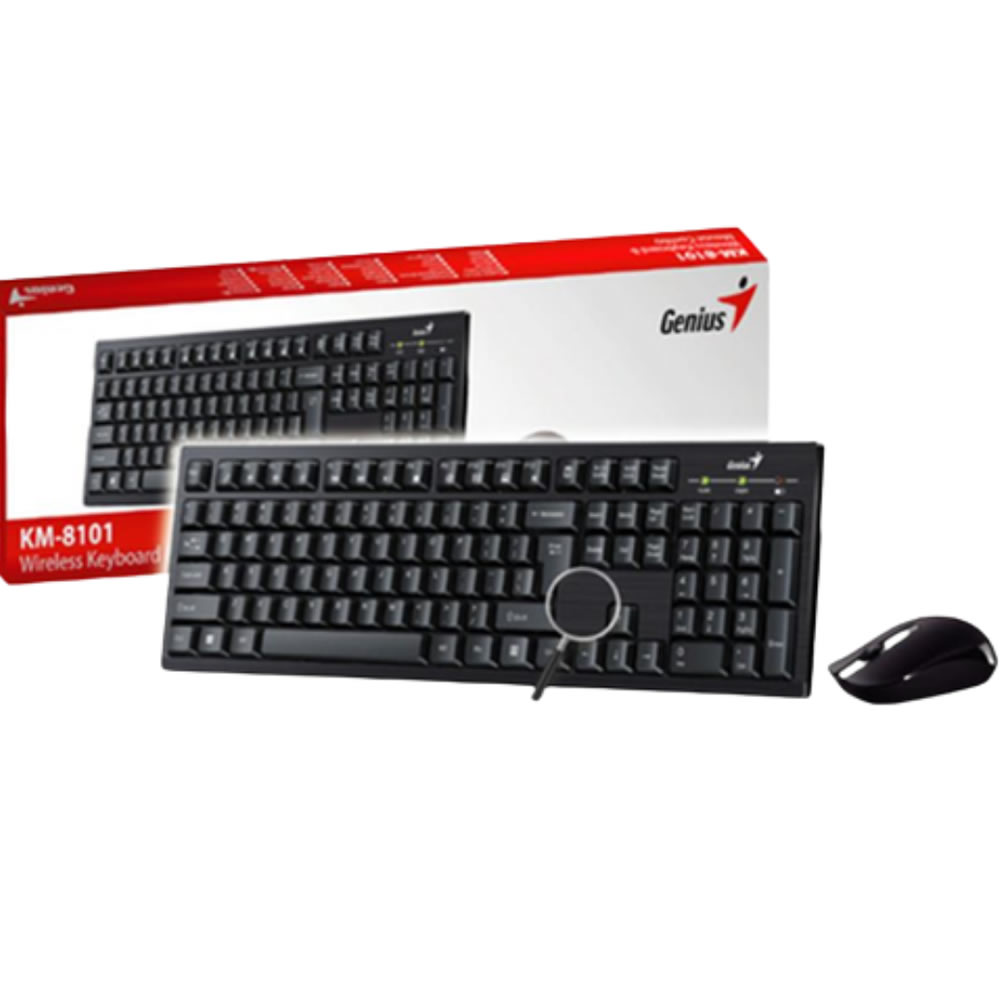 Combo teclado y discount mouse inalambrico genius