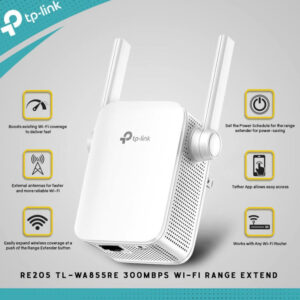 Repetidor WIFI Wireless N Extensor TP-LINK TL-WA855RE 300Mbps - Imagen 2