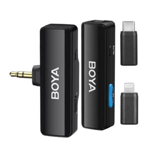 Microfono Boya BoyaLink A1 USB-C + Lightining + 3.5mm TRS NC - Imagen 4