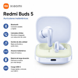 Audífonos Inalámbricos Bluetooth Redmi Buds 5 ANC - Imagen 1