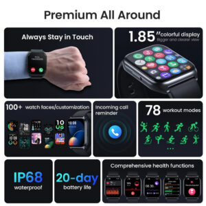Smartwatch Reloj Inteligente Haylou Watch 2 Pro 1.85″ IP68bro - Imagen 3