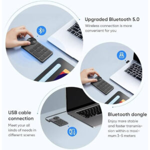 Mini Teclado Keydial Bluetooth de Atajos Programable XP-Pen ACK05 - Imagen 4