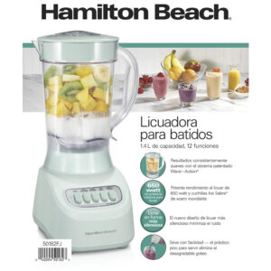 Licuador Hamilton Beach Blender 50182FG Menta 48 oz - Imagen 2
