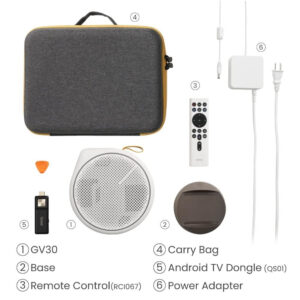 Mini Proyector Portátil BenQ GV30 720p 300 ANSI Android TV - Imagen 3