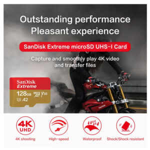 Memoria MicroSD XC Sandisk Extreme 128GB A2 UHS-I U3 V30 - Imagen 4