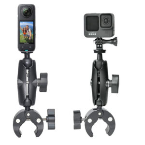 Soporte de Manilar Motocicleta/Bici para Cámara Insta360 y Gopro Hero - Imagen 3