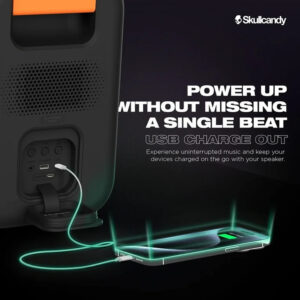 Parlante Bluetooth Skullcandy Stomp Party – IPX7 LED 12Hr Multi-Link - Imagen 5