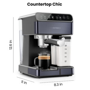 Máquina Automática de Espresso Cappuccino y Lattes Chefman Barista Pro - Imagen 7