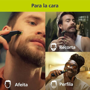 Afeitadora de Barba y Cuerpo Philips OneBlade Trim Edge Shave 360 - Imagen 4