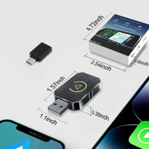 Adaptador Inalambrico CarPlay + Android Auto Q1M - Imagen 5