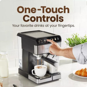 Máquina Automática de Espresso Cappuccino y Lattes Chefman Barista Pro - Imagen 4