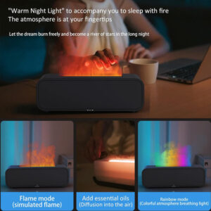 Humidificador y Difusor de Aromas Inteligente con Luces y Sensor de Sonido - Imagen 4