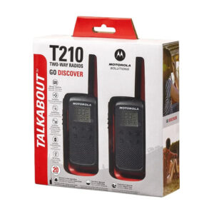 Motorola Walkie Talkie Talkabout T210 Kit De 2 Radios - Imagen 1