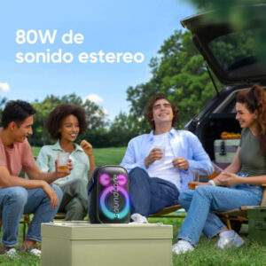 Parlante Bluetooth Anker Soundcore Rave Neo 2 18H 80W Luces Waterproof - Imagen 3