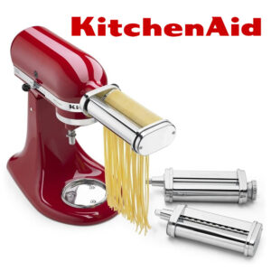 Rodillo y Cortador de Pasta - Fettuccine - Spaghetti 3 Pcs KitchenAid KSMPRA - Imagen 1