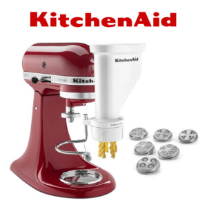 Accesorio con prensa para pasta gourmet 6 Pcs KitchenAid KSMPEXTA - Imagen 1