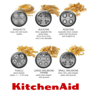 Accesorio con prensa para pasta gourmet 6 Pcs KitchenAid KSMPEXTA - Imagen 3