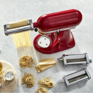 Rodillo y Cortador de Pasta - Fettuccine - Spaghetti 3 Pcs KitchenAid KSMPRA - Imagen 4