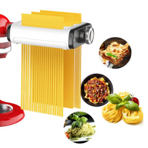Rodillo y Cortador de Pasta – Fettuccine – Spaghetti 3 Pcs KitchenAid NEWSETS - Imagen 1
