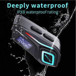 Manos Libres Bluetooth Para Casco Motocicleta RadioFM K08 - Imagen 3