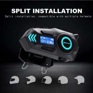 Intercomunicador Bluetooth Para Casco Motocicleta 500m K09 - Imagen 4