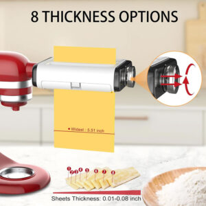 Rodillo y Cortador de Pasta – Fettuccine – Spaghetti 3 Pcs KitchenAid NEWSETS - Imagen 5