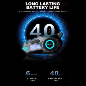 Intercomunicador Bluetooth Para Casco Motocicleta 500m K09 - Imagen 5