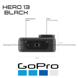 Cámara de acción/video GoPro HERO13 Black Waterproof 5.3K60 27MP - Imagen 3