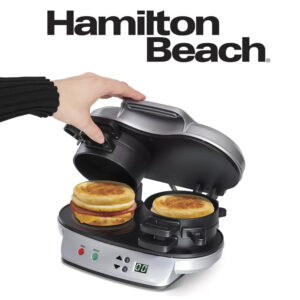 Sandwichera Doble Hamilton Beach Con Temporizador 25490 - Imagen 3