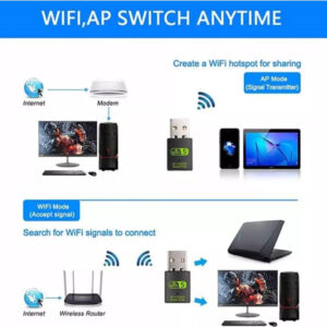 Adaptador WIFI + Bluetooth 4.2 USB AC600 Doble Banda 600Mbps - Imagen 5