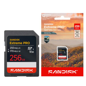 Memoria SD SDXC UHS-I Sandisk Extreme Pro 256GB V30 Clase10