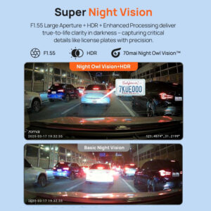 Dash Cam Cámara Carro Delantera+Trasera 70Mai A410 2.5K+1080P + 64GB - Imagen 3