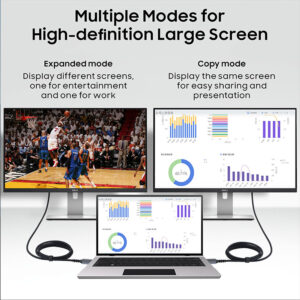 Cable de Video DisplayPort DP 1.2 a HDMI 4K 30Hz 3Mts - Imagen 6