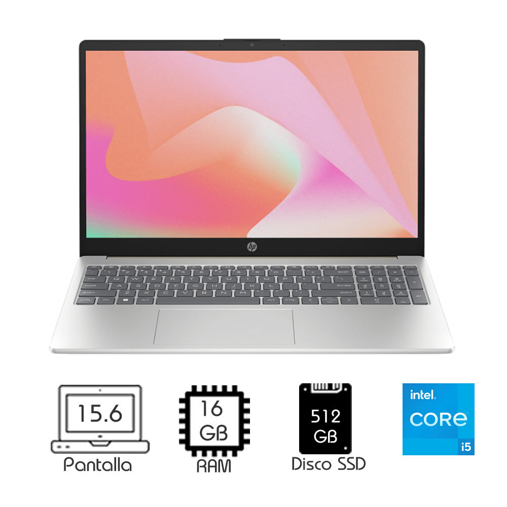 Laptop HP 15-fd0260la i5-1334U 16GB RAM 512GB SSD 15.6HD